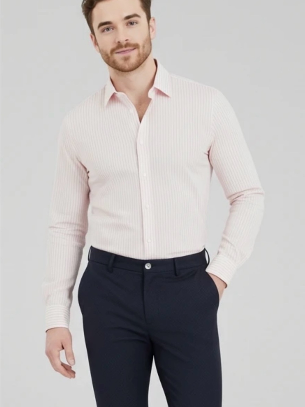 7 Diamonds Camden 4-Way Stretch Button Down, XL